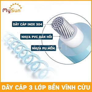 Dây đai dắt em bé đi dạo, vòng đeo tay chống lạc cho trẻ MySun