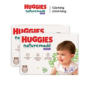 Combo 2 Tã/Bỉm quần Huggies Platinum NatureMade M58/L44/XL38/XXL26