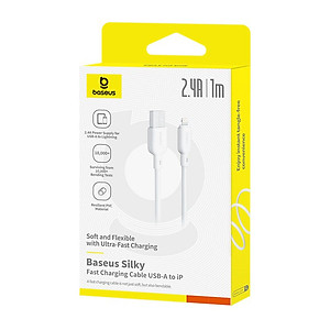Cáp sạc iPhone Baseus Superior Series Fast Charging Data Cable (2.4A, 480Mbps, Fast charge, ABS/ TPE Cable) -  Hàng Chính Hãng 