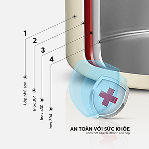 Nồi inox liền khối Elmich Hera