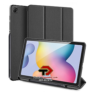 Bao da cho Samsung Galaxy Tab S6 Lite 2022 P613/P619 chính hãng Dux Ducis Domo có ngăn đựng bút - Hàng chính hãng