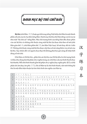 Tập Viết Chữ Hán - Theo Giáo Trình Hán Ngữ Phiên Bản Mới (Tái Bản)