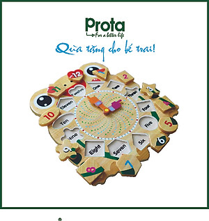 [CHÍNH HÃNG] Nôi điện cho bé cao cấp Prota + Tặng bộ đồng hồ ghép hình– Bảo hành 12 tháng