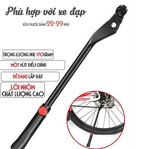 Chân Chống Xe Đạp Thể Thao Hợp Kim Nhôm Siêu Nhẹ Có Thể Điều Chỉnh Dài Ngắn 36-41cm Phù Hợp Bánh Xe 22-29 inch Cho Xe Đạp Mai Lee
