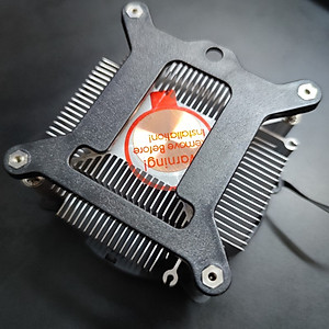 Quạt tản nhiệt CPU Led rainbow 11X for Intell lõi đồng nguyên chất cho máy tính hàng nhập khẩu