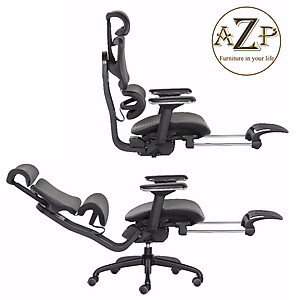 Ghế Giám Đốc, Ghế Văn Phòng AZP FURNITURE Ergonomic AZP-9187 Phân Khúc Cao Cấp - Dòng Lưới Thương Gia Hàn Quốc 