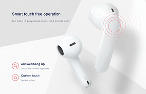 Tai Nghe Bluetooth v5.0 Thông Minh Xiaodu l Chống Thấm Nước IPX4 l Thiết Kế Sang Trọng Tinh Tế l Sạc Type C l Thời Gian Sử Dụng 16h l Hàng Chính Hãng