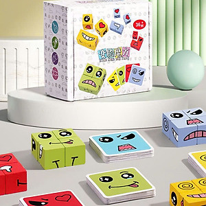 Đồ Chơi Khối Rubik Thay Đổi Khuôn Mặt, Trò Chơi Gia Đình Giúp Bé Cai Điện Thoại - Hàng Chính Hãng