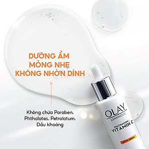 Tinh chất dưỡng trắng Olay Luminous Super Serum Niacinamide + Vitamin C (30ml) - Hàng chính hãng