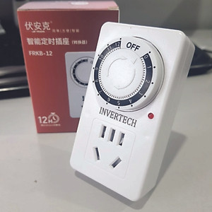 Ổ cắm hẹn giờ cơ MK-958 hẹn giờ tắt sử dụng đơn giản công suất 10A/220V + Tặng Phích chuyển đổi từ 3 chấu sang 2