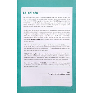 Sách Vic Ielts Listening Start