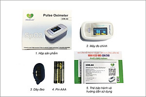 Máy đo nồng độ oxy trong máu và nhịp tim iMediCare iOM-A6