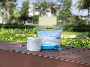 Khăn lau mặt dùng 1 lần Likado cho trẻ em và ngưới lớn kt 20*20cm( 1 cuộn 50 khăn)