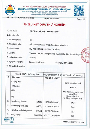 Combo 2 hộp Bột Rau Má Đậu Xanh - Tốt Sức Khoẻ - Hạn Chế Nóng Trong - Đẹp Da - Ngủ Ngon sản phẩm đã được kiểm định chất lượng