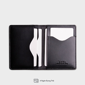 Ví Lata ( Thời trang nam đựng thẻ - Ví da Luxdeli LVN102 )
