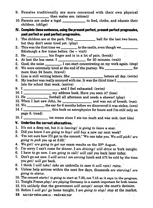 Sách Bài Tập Tiếng Anh Lớp 12 ( Không Đáp Án)