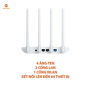 Bộ phát Wifi Xiaomi Mi Router 4C - Hàng Chính Hãng Digiworld