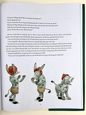 Sách Những Cuộc Phiêu Lưu Của Cậu Nhóc Pinocchio (Bản Tranh Minh Họa) - Crabit KidBooks - Bìa Cứng