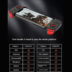 Gamepad Tay Game Không dây Bluetooth D3 đa nền tảng cho máy tính - điện thoại - máy game Console Hàng nhập khẩu