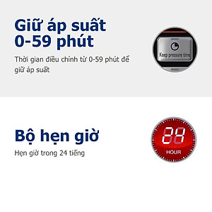 Nồi Áp Suất Điện Tử Philips HD2136 (5 Lít) - Hàng Chính Hãng