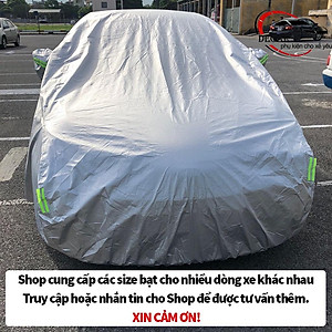 Bạt vải dù Oxford bảo vệ xe Toyota Wigo thông minh, áo che trùm phủ kín xe ô tô 5 chỗ chống nắng, nóng, mưa
