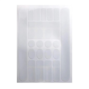 20 Tem dán khung xe đạp chống trầy xước (20 miếng/ bộ), Màng Bảo Vệ Chống Trầy Xước cho vị trí tiếp xúc nhiều - Mai Lee