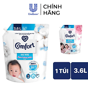 Túi Nước Xả Vải Comfort Thơm Hương Phấn Dịu Nhẹ Cho Cả Gia Đình