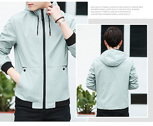 Áo khoác dù nam 2 lớp có nón thời trang SITAKI cao cấp AKD23