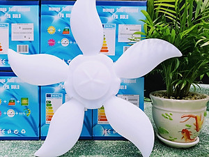 Bóng Đèn Led Hình 4- 5 Cánh Quạt LEDBULB , Đèn Led hình Cánh Hoa thêm 1 bóng trung tâm, Ánh Sáng Trắng Tiết Kiệm Điện siêu sáng, chuôi E27