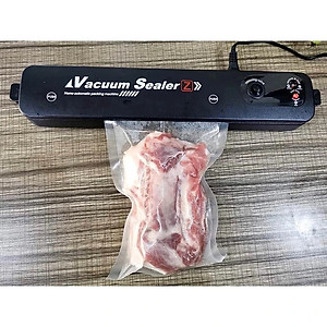 Máy hút chân không thực phẩm gia đình, bảo quản hàn miệng túi, hút khô ướt mềm, tặng kèm 10 túi hút chân không - Hàng chính hãng