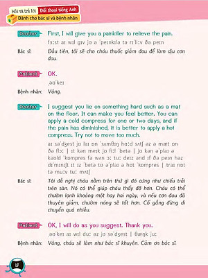 Sách Tiếng Anh Giao Tiếp Dành Cho Bác Sĩ Và Bệnh Nhân