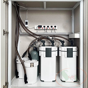 Lọc thùng Sunsun XiaoLi XWA 600, 800, 1000 hút váng đèn uv xả đáy bể thủy sinh cá tép cảnh