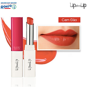 Son thỏi dưỡng môi trang điểm chất son satin Lip On Lip Glowy Satin 2.2g