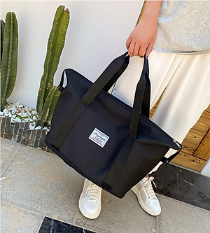Túi xách du lịch 2 tầng cỡ lớn túi đựng đồ thể thao tập gym, yoga, quần áo nữ chống nước có thể nới đáy thành 2 tầng