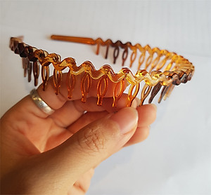 Bờm tóc nam nữ nhựa đen siêu bền mẫu mới Song An Eco 