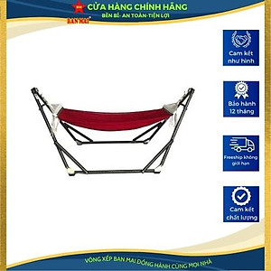 Võng xếp BAN MAI, võng cho trẻ em, nguyên bộ gồm khung võng và lưới võng (Giao màu ngẫu nhiên)