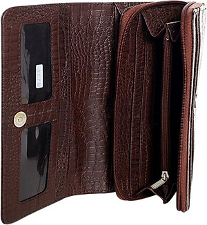 Ví Nữ Huy Hoàng HT3134 (10 x 19.5 cm) - Nâu