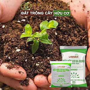 Đất Trồng Cây GreenHome, Lavamix, Bao 20dm3 (10kg), Đầy Đủ Dinh Dưỡng, Dễ Sử Dụng, Chuyên Trồng Rau