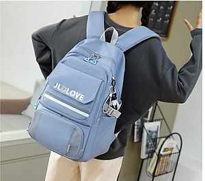 Balo nữ sinh đi học không thấm nước cao cấp phong cách hàn quốc 15.6"