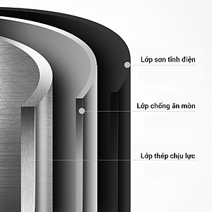 Kệ gia vị chữ E cao cấp VANDO bằng thép carbon chống gỉ, chống xước, kệ đựng chai lọ gia vị đa năng, kệ để đồ nhà bếp gọn gàng, sang trọng