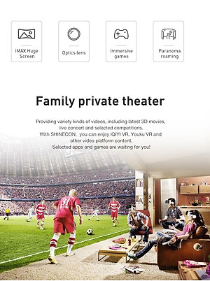 Hàng Chính Hãng - Kính Thực Tế Ảo VR Shinecon G04BS Model 2021 Tai Nghe Kết Nối Bluetooth Hỗ Trợ Điện Thoại 6.5 Inches