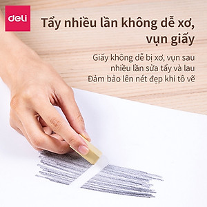 Sổ Vẽ Phác Thảo Deli - Gáy Lò Xo - Khổ Dọc A4 - Giấy Định Lượng 110Gsm / 160Gsm - 73357 / 73634