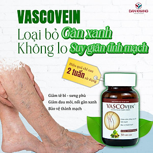 Bộ Sản Phẩm Hỗ Trợ Bệnh Suy Giãn Tĩnh Mạch Vascovein (Viên uống & Kem thoa)