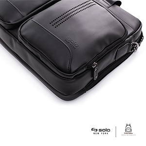 Túi xách Solo Moore 15.6 inch - Màu đen - Mã VNL300-4 - Kích thước Cao 31 x Ngang 40 x Rộng 12 cm - Túi chính hãng bảo hành 5 năm