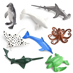 Bộ đồ chơi 46 mô hình Cá & sinh vật Biển New4all Animal Ocean World sống động cho bé 3 tuổi