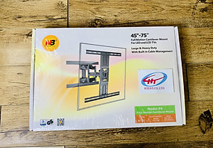 Giá Treo TiVi North Bayou P6 Xoay Đa Năng Màu Đen Mẫu 2021 Lắp Cho Màn Hình Từ 45 inch - 75 inch Nhập Khẩu