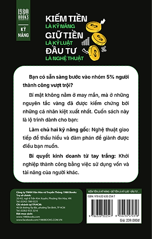 Kiếm Tiền Là Kỹ Năng - Giữ Tiền Là Kỷ Luật - Đầu Tư Là Nghệ Thuật