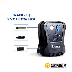 Máy Bơm Ô tô, Xe hơi Đa Năng tự ngắt Michelin 12266 tặng sáp thơm Michelin (mùi ngẫu nhiên)