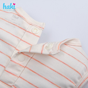 Bộ bodysuit kẻ thủy thủ cho bé vải sợi tre cao cấp BB032, set body bé trai bé gái, body cho bé sơ sinh hàng chính hãng HAKI