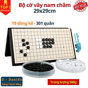 Cờ Vây Nam Châm Chọn size, Cờ Caro Cao Cấp, Có Bàn Là Hộp Đựng Rộng 28.5cm Và 37cm - Hàng chính hãng